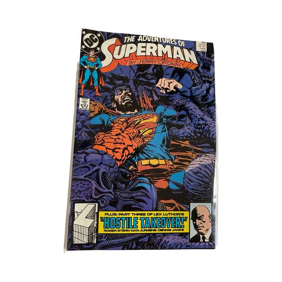 The Adventures of Superman #454 DC Comics 1989 Lex Luthor Hostile Takeover - Picture 1 of 2